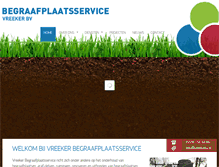 Tablet Screenshot of begraafplaatsservice.nl